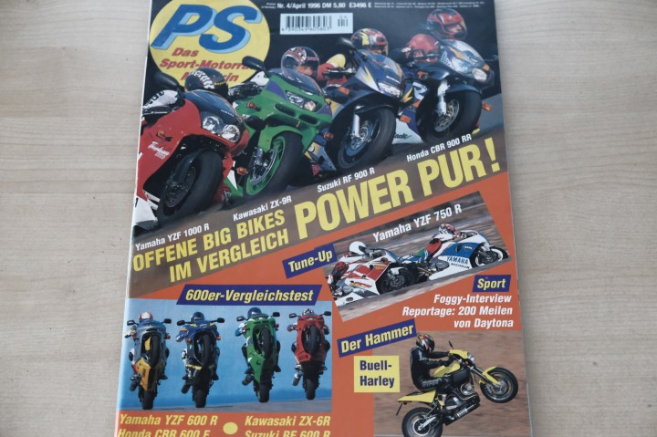 Deckblatt PS Sport Motorrad (04/1996)